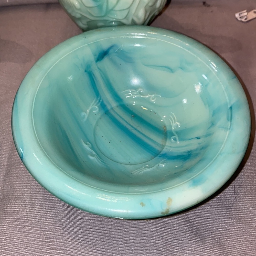 Bx47 Vintage 3 1970s Avon Bowl and Pitcher Moonwind Foaming Bath Oil Bottle - Picture 5 of 8